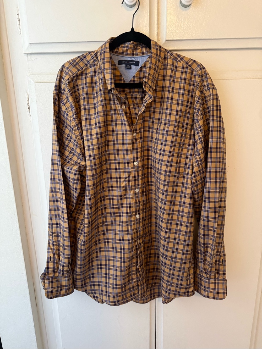 Classic Plaid Button-Down Shirt -